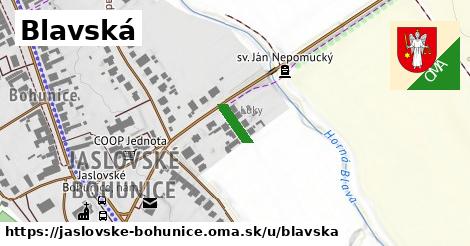 Blavská, Jaslovské Bohunice