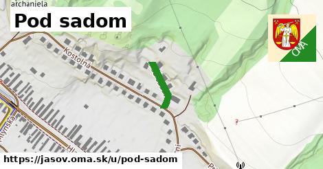 Pod sadom, Jasov