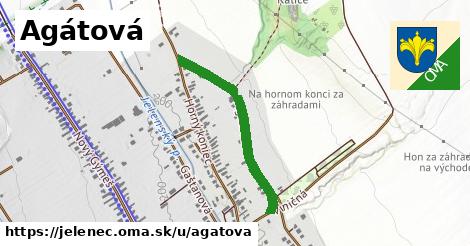 ilustrácia k Agátová, Jelenec - 620 m