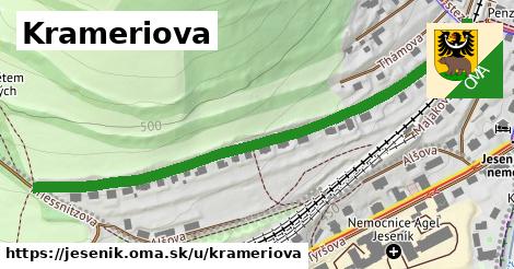 ilustrácia k Krameriova, Jeseník - 676 m