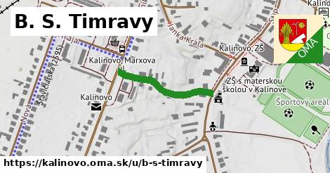 B. S. Timravy, Kalinovo
