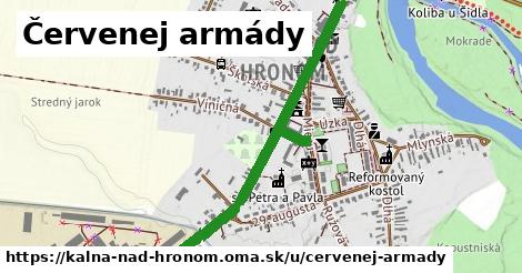 Červenej armády, Kalná nad Hronom