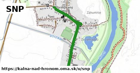 ilustrácia k SNP, Kalná nad Hronom - 1,03 km