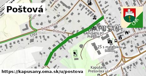 Poštová, Kapušany