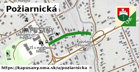 Požiarnická, Kapušany