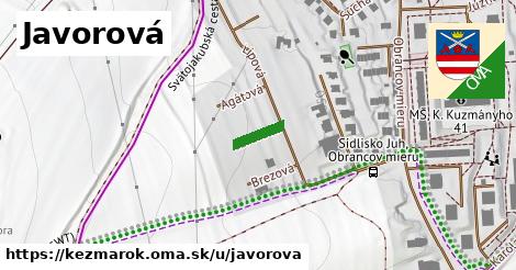 Javorová, Kežmarok