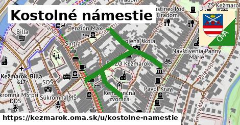 Kostolné námestie, Kežmarok