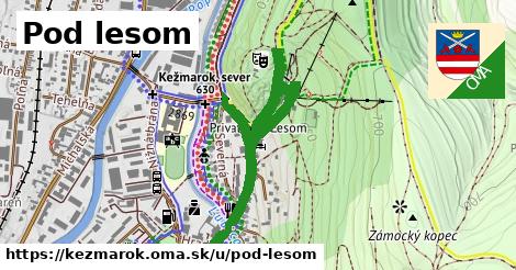 ilustrácia k Pod lesom, Kežmarok - 1,05 km