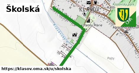 Školská, Klasov