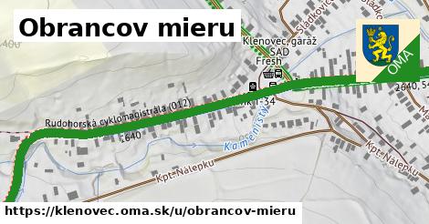 ilustrácia k Obrancov mieru, Klenovec - 0,93 km