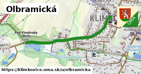 ilustrácia k Olbramická, Klimkovice - 1,00 km