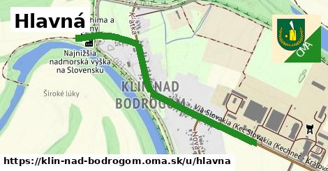 ilustrácia k Hlavná, Klin nad Bodrogom - 1,06 km