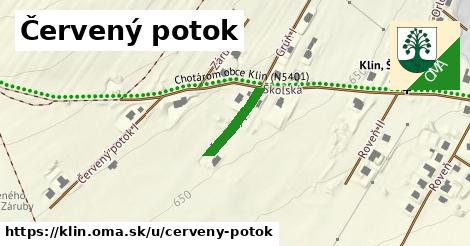 Červený potok, Klin