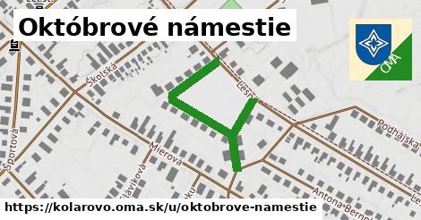 Októbrové námestie, Kolárovo