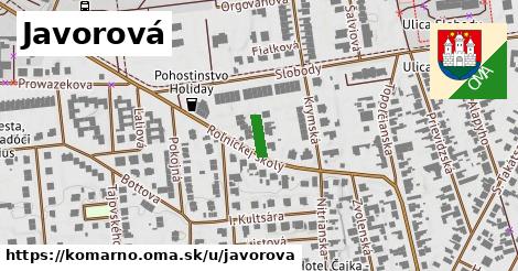 Javorová, Komárno