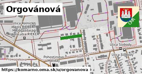 Orgovánová, Komárno