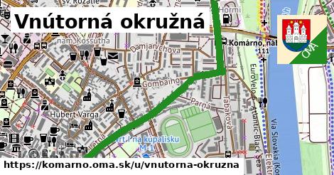 ilustrácia k Vnútorná okružná, Komárno - 1,63 km