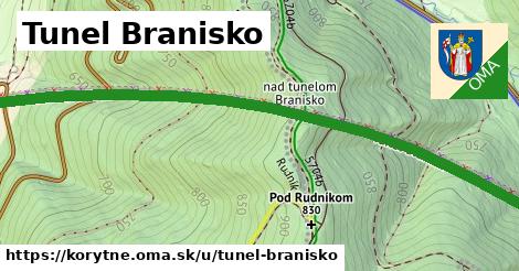 ilustrácia k Tunel Branisko, Korytné - 1,95 km