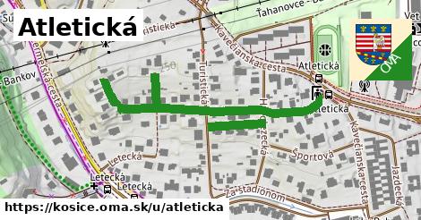 Atletická, Košice