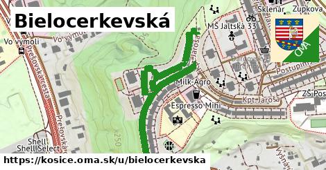 ilustrácia k Bielocerkevská, Košice - 585 m