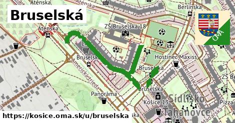 ilustrácia k Bruselská, Košice - 520 m