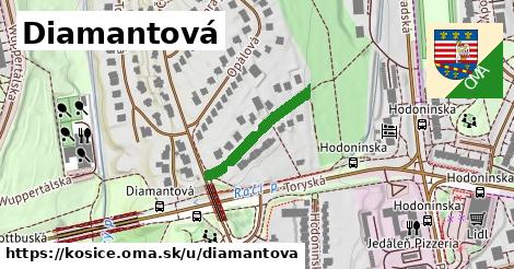 ilustrácia k Diamantová, Košice - 197 m