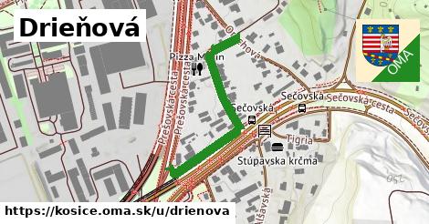 ilustrácia k Drieňová, Košice - 349 m