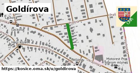 Goldírova, Košice