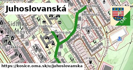 ilustrácia k Juhoslovanská, Košice - 476 m