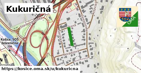 ilustrácia k Kukuričná, Košice - 100 m