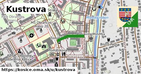 ilustrácia k Kustrova, Košice - 147 m