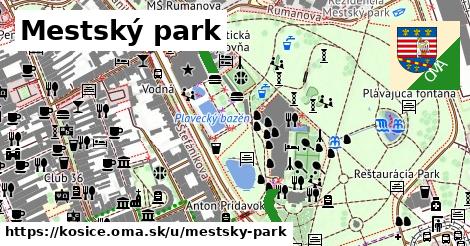 Mestský park, Košice