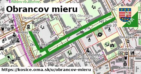 Obrancov mieru, Košice