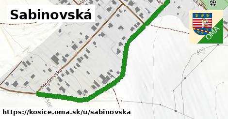 ilustrácia k Sabinovská, Košice - 671 m