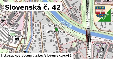 ilustrácia k Slovenská č. 42, Košice - 19 m