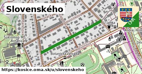 Slovenského, Košice