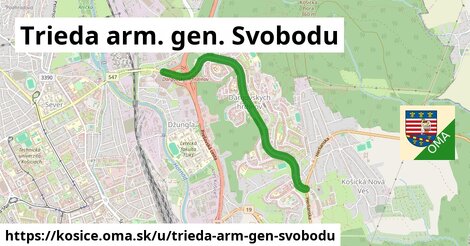ilustrácia k Trieda arm. gen. Svobodu, Košice - 5,3 km