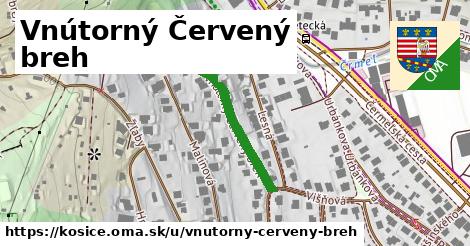 ilustrácia k Vnútorný Červený breh, Košice - 239 m