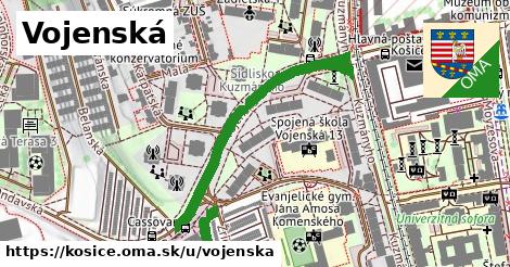 ilustrácia k Vojenská, Košice - 511 m