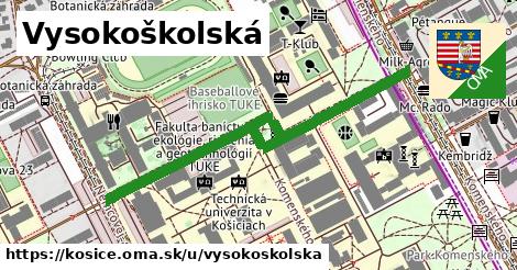 ilustrácia k Vysokoškolská, Košice - 573 m