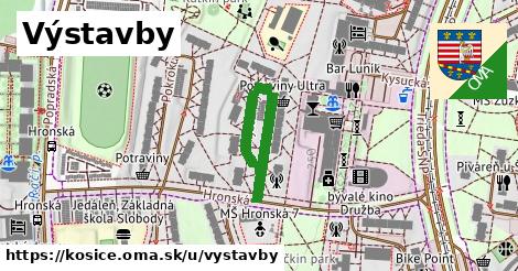 Výstavby, Košice