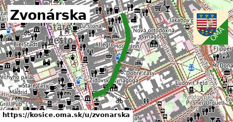 ilustrácia k Zvonárska, Košice - 302 m