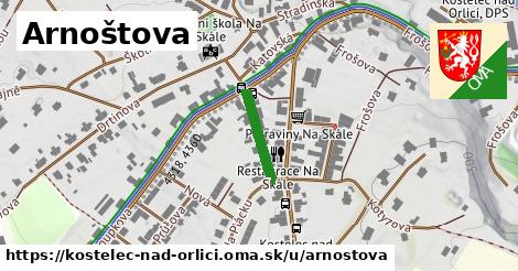 ilustrácia k Arnoštova, Kostelec nad Orlicí - 132 m