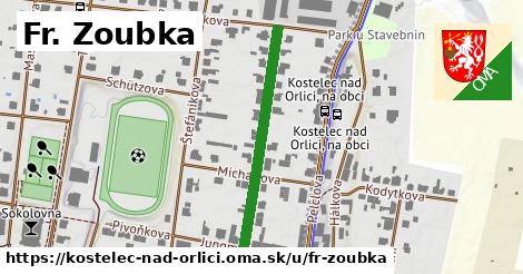 ilustrácia k Fr. Zoubka, Kostelec nad Orlicí - 310 m