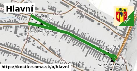 ilustrácia k Hlavní, Kostice - 0,74 km