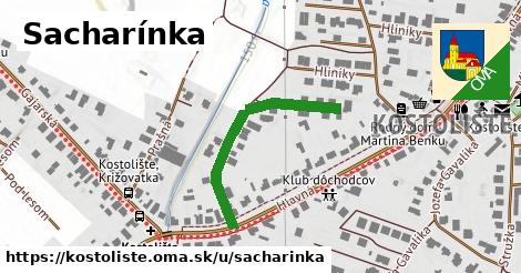 Sacharínka, Kostolište
