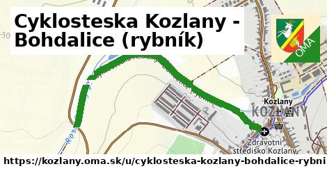 ilustrácia k Cyklosteska Kozlany - Bohdalice (rybník), Kozlany - 1,12 km