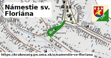 ilustrácia k Námestie sv. Floriána, Krakovany, okres PN - 277 m