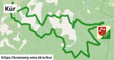 ilustrácia k Kúr, Krasňany - 9,0 km