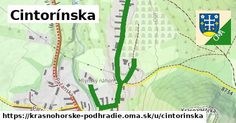 ilustrácia k Cintorínska, Krásnohorské Podhradie - 612 m